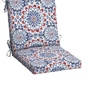Ardene Blue and Red Floral Cushion Cover 20x20